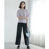 ガーターボリュームスリーブニット【UVケア/洗濯機洗い可】 | OPAQUE.CLIP | 詳細画像26 