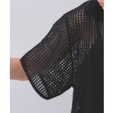 メッシュ開襟シャツ【洗濯機洗い可】 | OPAQUE.CLIP | 詳細画像13 