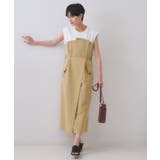 トレンチ風ベアドッキングワンピース【洗濯機洗い可】 | OPAQUE.CLIP | 詳細画像6 