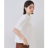 ピンタックフレアシャツ【洗濯機洗い可】 | OPAQUE.CLIP | 詳細画像1