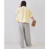 ピンタックフレアシャツ【洗濯機洗い可】 | OPAQUE.CLIP | 詳細画像11