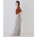 汗染み防止 ボートネックリブカットソー【洗濯機洗い可/抗ピル】 | OPAQUE.CLIP | 詳細画像15 