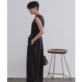 《Can Cam掲載》麻混ベルト付きオールインワン【洗濯機洗い可】 | OPAQUE.CLIP | 詳細画像5 