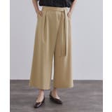 サッシュリボン付きラップデザインパンツ【洗濯機洗い可】 | OPAQUE.CLIP | 詳細画像13 