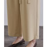 サッシュリボン付きラップデザインパンツ【洗濯機洗い可】 | OPAQUE.CLIP | 詳細画像19 