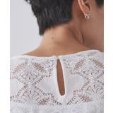 レースフレアブラウス【洗濯機洗い可】 | OPAQUE.CLIP | 詳細画像47