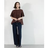 レースフレアブラウス【洗濯機洗い可】 | OPAQUE.CLIP | 詳細画像22