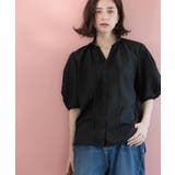 シアーフリルネックブラウス【洗濯機洗い可】 | OPAQUE.CLIP | 詳細画像7