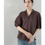 シアーフリルネックブラウス【洗濯機洗い可】 | OPAQUE.CLIP | 詳細画像12