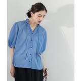 シアーフリルネックブラウス【洗濯機洗い可】 | OPAQUE.CLIP | 詳細画像22