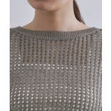 2WAY ラメメッシュニット【洗濯機洗い可/抗ピル】 | OPAQUE.CLIP | 詳細画像22 