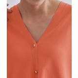 リラクシーVネックニットカーディガン【UVケア 接触冷感 洗濯機洗い可 | OPAQUE.CLIP | 詳細画像16 