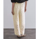 フリンジジャカードイージーパンツ【洗濯機洗い可】 | OPAQUE.CLIP | 詳細画像11 