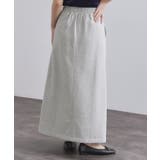 ラメスウェットイージーロングスカート【洗濯機洗い可】 | OPAQUE.CLIP | 詳細画像1 