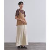 ラメスウェットイージーロングスカート【洗濯機洗い可】 | OPAQUE.CLIP | 詳細画像7 