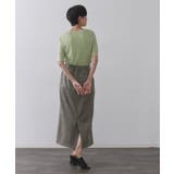 スエードライクナロースカート【洗濯機洗い可】 | OPAQUE.CLIP | 詳細画像3 