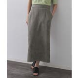 チャコールグレー(013) | スエードライクナロースカート【洗濯機洗い可】 | OPAQUE.CLIP