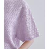 ふくれジャカードトップス【洗濯機洗い可】 | OPAQUE.CLIP | 詳細画像25