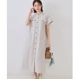 ダブルポケットシャツワンピース【洗濯機洗い可】 | OPAQUE.CLIP | 詳細画像45 