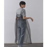 シアードットレイヤードキャミワンピース【洗濯機洗い可】 | OPAQUE.CLIP | 詳細画像1 