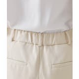 ≪通勤 セレモニーセットアップ対応≫ テーパードパンツダブルクロス【洗濯機OK】 | OPAQUE.CLIP | 詳細画像18 