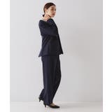 ≪通勤・セレモニーセットアップ対応≫ ワイドパンツダブルクロス【洗濯機OK】 | OPAQUE.CLIP | 詳細画像13 