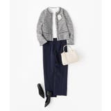 ≪通勤・セレモニーセットアップ対応≫ ワイドパンツダブルクロス【洗濯機OK】 | OPAQUE.CLIP | 詳細画像23 