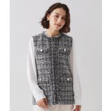 ≪通勤・セレモニー対応≫ツイードジレ【洗える】 | OPAQUE.CLIP | 詳細画像11 