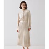 ≪通勤・セレモニー対応≫ジョーゼットプリーツワンピース【洗濯機OK】 | OPAQUE.CLIP | 詳細画像9 