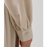 ≪通勤・セレモニー対応≫ジョーゼットプリーツワンピース【洗濯機OK】 | OPAQUE.CLIP | 詳細画像15 