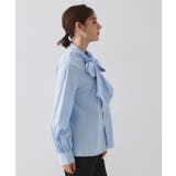 ≪通勤・セレモニー対応≫ボウタイシャツブラウス【洗濯機OK】 | OPAQUE.CLIP | 詳細画像28 