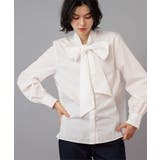 ≪通勤・セレモニー対応≫ボウタイシャツブラウス【洗濯機OK】 | OPAQUE.CLIP | 詳細画像6 