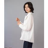 ≪通勤・セレモニー対応≫ボウタイシャツブラウス【洗濯機OK】 | OPAQUE.CLIP | 詳細画像7 