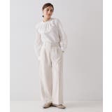 ≪通勤・セレモニー対応≫袖タックボリュームブラウス【洗濯機OK】 | OPAQUE.CLIP | 詳細画像2 