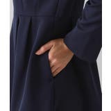 ≪通勤 セレモニー対応≫フィットアンドフレアワンピースダブルクロス【洗濯機OK】 | OPAQUE.CLIP | 詳細画像17 