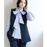 ペプラムジレ/セットアップ対応可【洗濯機OK】 | OPAQUE.CLIP | 詳細画像3 