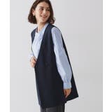 ≪通勤・セレモニー対応≫Vネックミドルジレ【洗濯機OK】 | OPAQUE.CLIP | 詳細画像5 