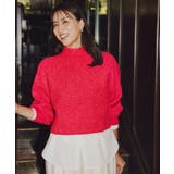 MIXミドルゲージショートあぜニット【洗濯機OK】 | OPAQUE.CLIP | 詳細画像1