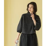 MIXミドルゲージショートあぜニット【洗濯機OK】 | OPAQUE.CLIP | 詳細画像12