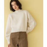 アイボリー(004) | MIXミドルゲージショートあぜニット【洗濯機OK】 | OPAQUE.CLIP
