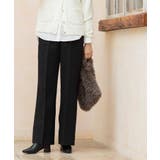 ブラック(019) | イージーフレアパンツ【洗濯機OK】 | OPAQUE.CLIP