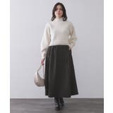 チドリエンボスフレアスカート【洗濯機OK】 | OPAQUE.CLIP | 詳細画像2