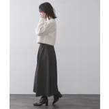 チドリエンボスフレアスカート【洗濯機OK】 | OPAQUE.CLIP | 詳細画像3