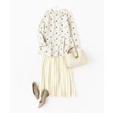 フラワー刺繍ペプラムブラウス【洗濯機OK】 | OPAQUE.CLIP | 詳細画像16 