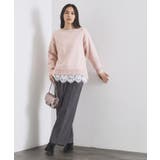 リラクシークルーネックニット【洗濯機OK】 | OPAQUE.CLIP | 詳細画像52 