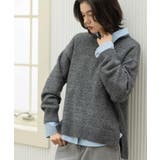 リラクシークルーネックニット【洗濯機OK】 | OPAQUE.CLIP | 詳細画像5 