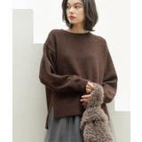 リラクシークルーネックニット【洗濯機OK】 | OPAQUE.CLIP | 詳細画像15 