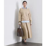 サイド編地切替ニットトップス/セットアップ対応【洗濯機OK】 | OPAQUE.CLIP | 詳細画像44 