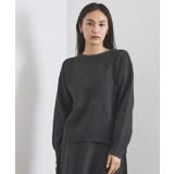 サイド編地切替ニットトップス/セットアップ対応【洗濯機OK】 | OPAQUE.CLIP | 詳細画像58 