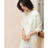 サイド編地切替ニットトップス/セットアップ対応【洗濯機OK】 | OPAQUE.CLIP | 詳細画像3 